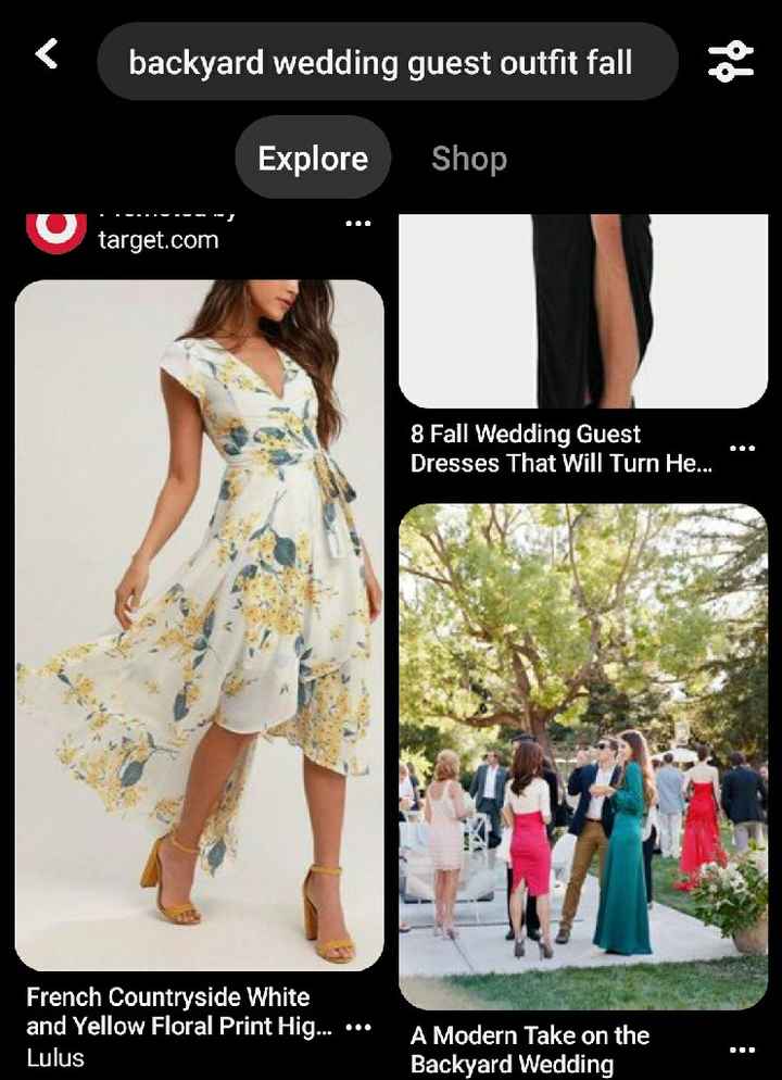 Outdoor wedding attire - 1