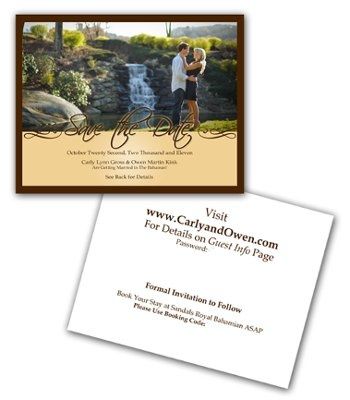 Can I see your Save the dates?