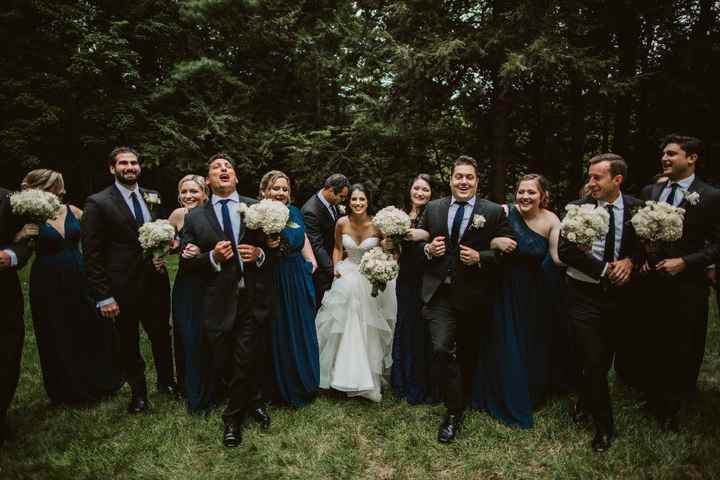 our crazy bridal party!