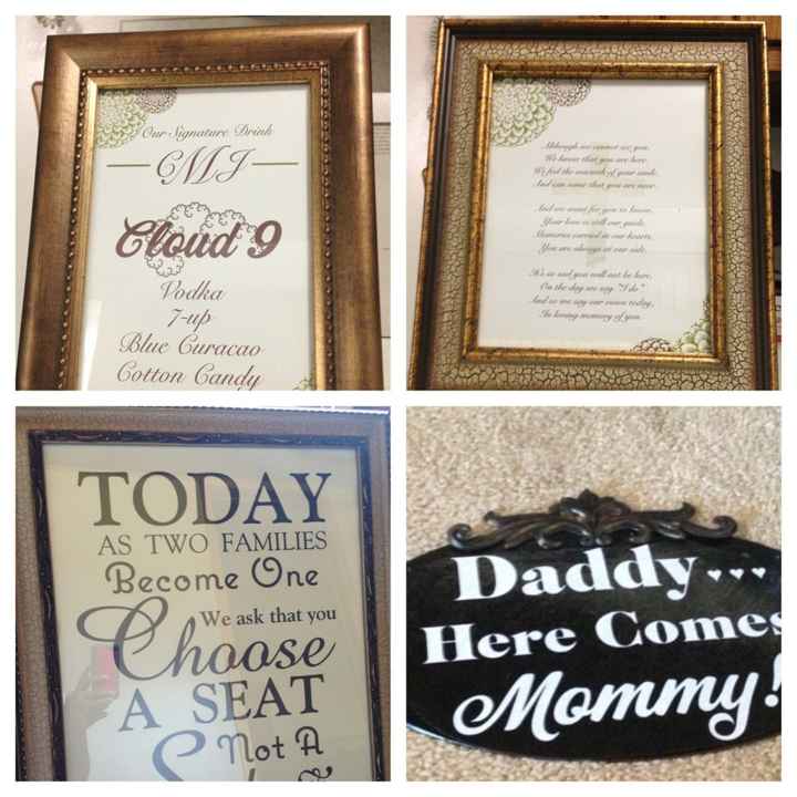 Wedding decor **Pics included**