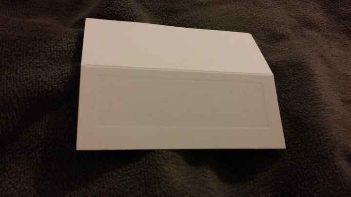 PIF: Tent Style Escort/Place cards!