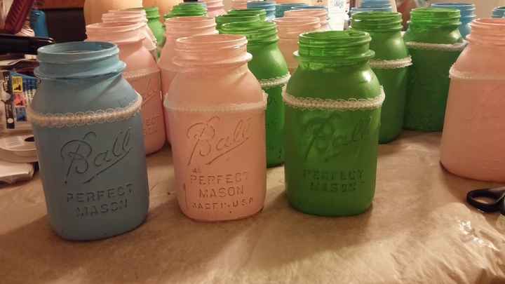 DIY Distressed Mason Jars! (Pics Included)