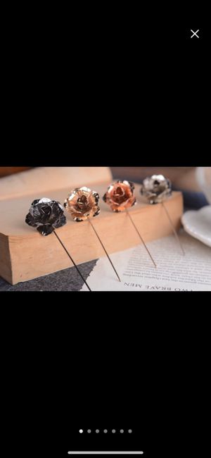Flower/copper Lapel Pins 2