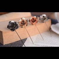 Flower/copper Lapel Pins - 2