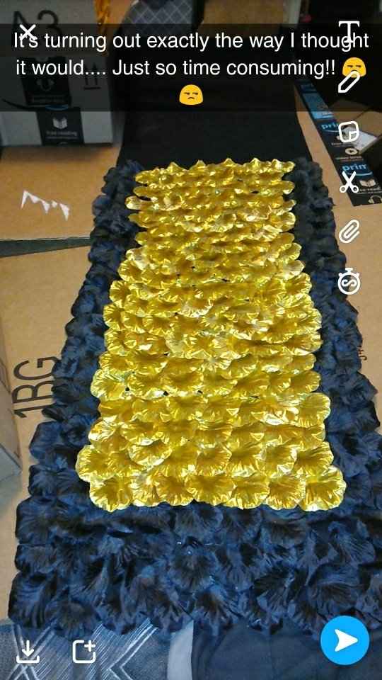 Aisle runner idea this is what i have so far - 1