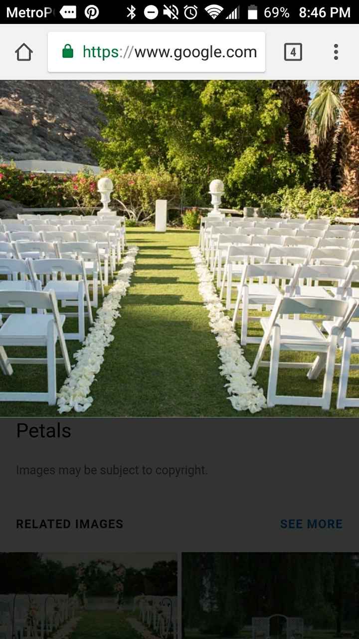 Aisle runner idea this is what i have so far - 1