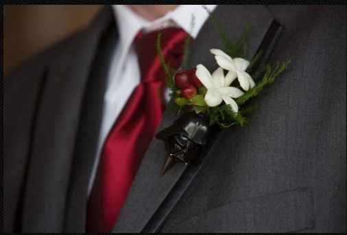 'Manly' flowers for boutonnière