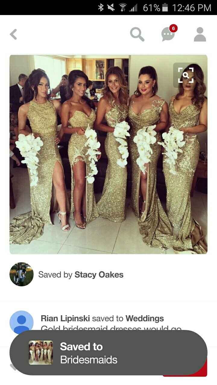 Bridesmaids dresses