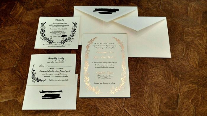 Invitations are IN!