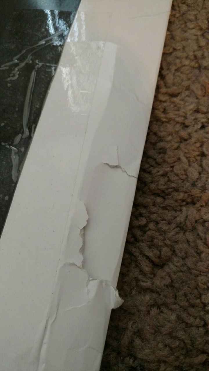 Damaged packaging from WPD for invitation samples?