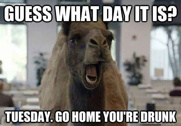 Is today Wednesday, or.....?