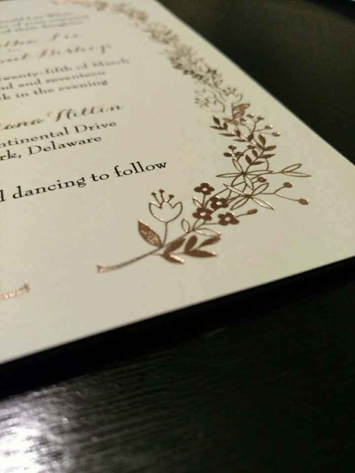 Invitations are IN!