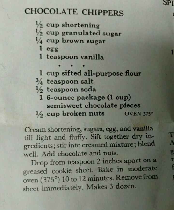 NWR - favorite holiday cookie recipe