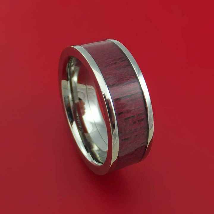 Wooden wedding bands