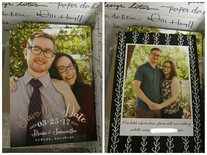 Show me your save the dates!!
