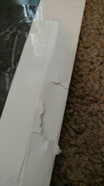 Damaged packaging from WPD for invitation samples?
