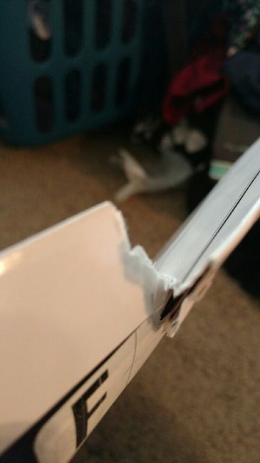 Damaged packaging from WPD for invitation samples?