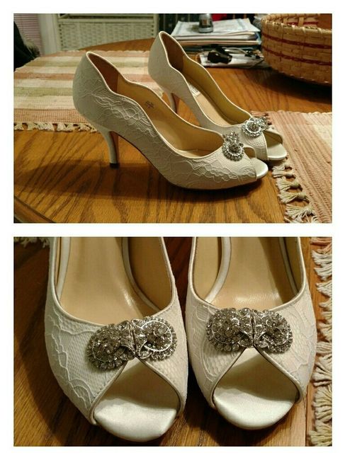 My wedding shoes are here!   (Thanks E-Tex!) Let's see yours!