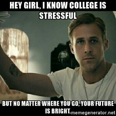 NWR: Finals will be the death of me.