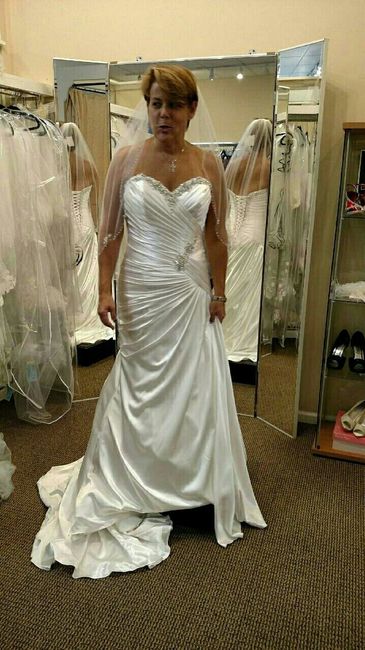 Please show me pictures of your a-line/off-shoulder wedding dresses. I'm a pear shape and struggling