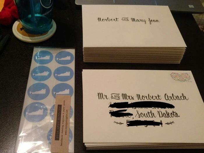  Hand Addressing Invitations - 1