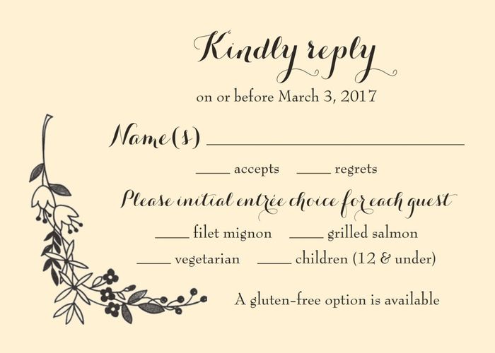 rsvp Cards - 1