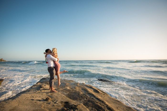 Beach engagement 