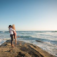 Beach engagement 