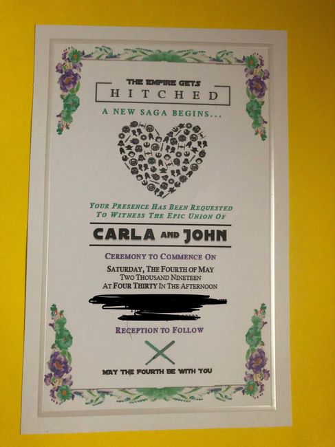 Wedding invitations - 1