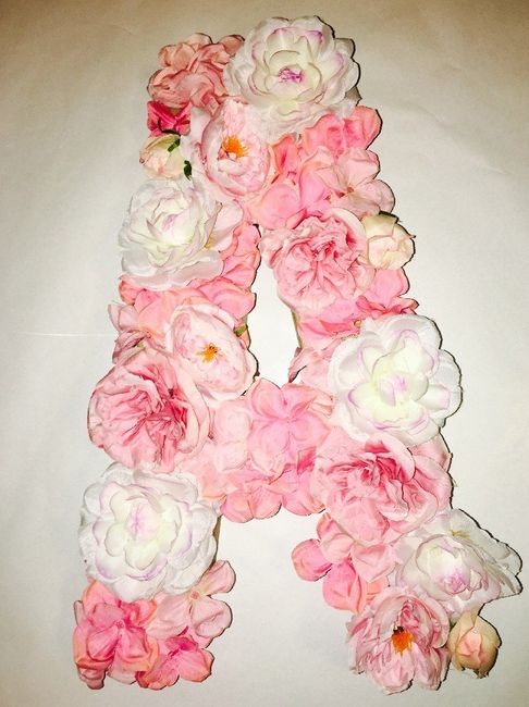 Large floral letters - 2