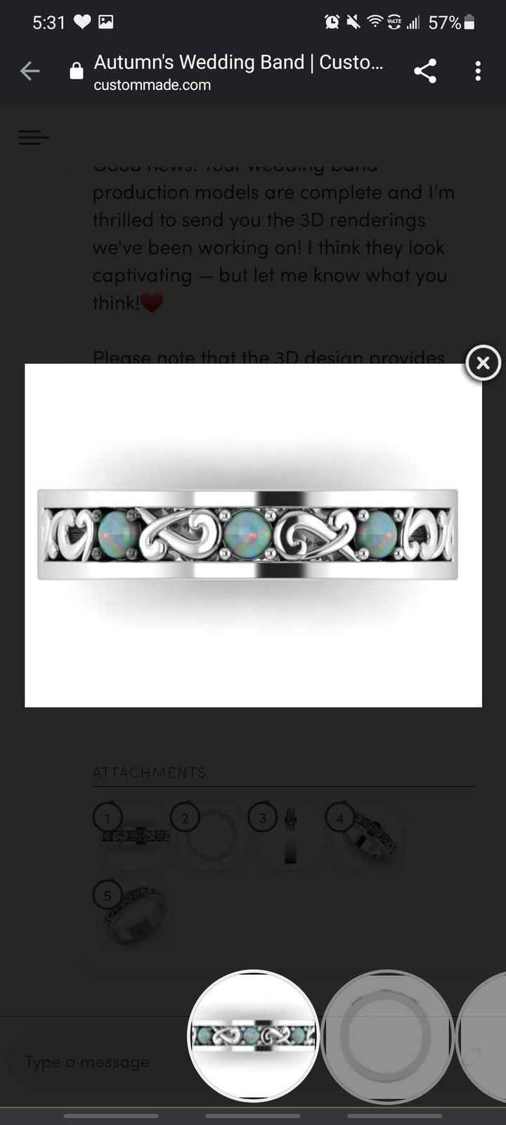 Did you get anything customized? - 1