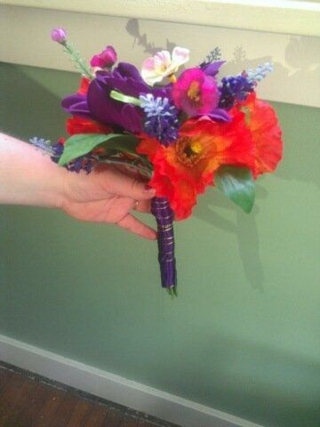 Pic of my diy fake BM bouquet! Spent under $12 for each!