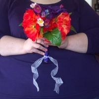 Pic of my diy fake BM bouquet! Spent under $12 for each!