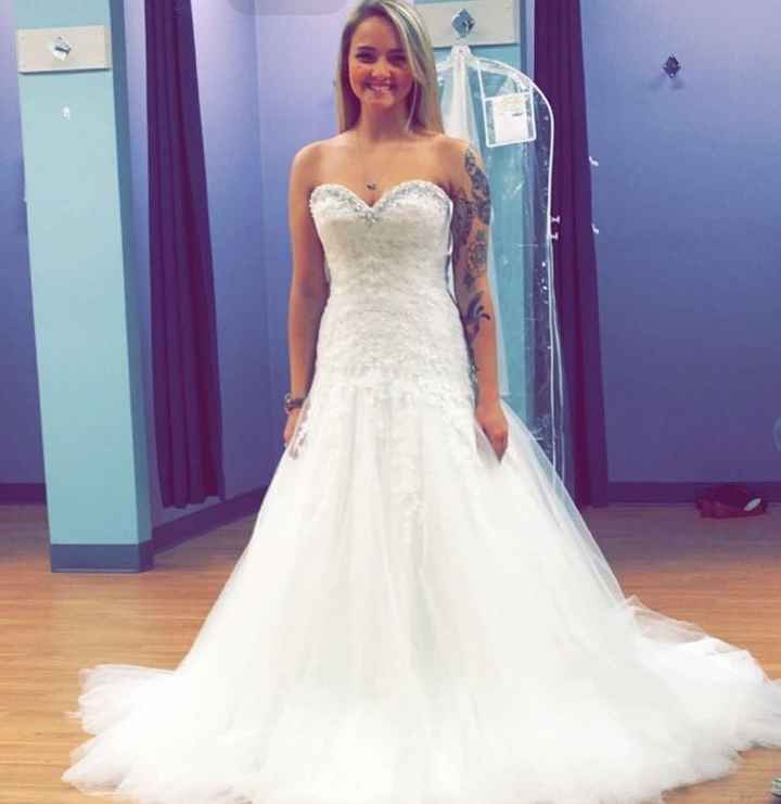 Wedding dress wearing me???