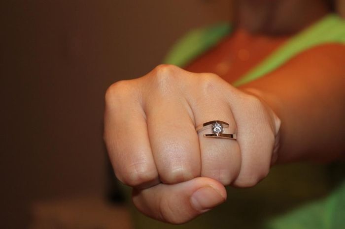 How did you announce your engagement on facebook?