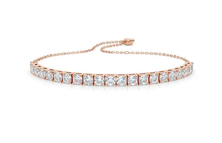 Luxury Diamond Bolo Bracelet with Seamless Adjustable Slider and Brilliant Diamond Detailing - 1