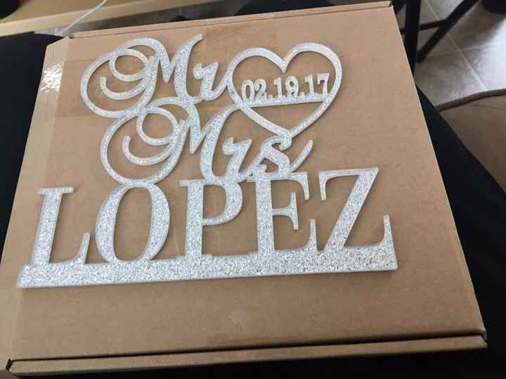Our cake topper came in today!!!
