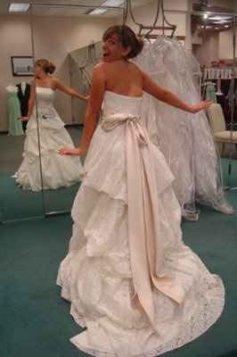 Calling all David's Bridal Brides... Let's see all the dresses and see who's dress twins! :D