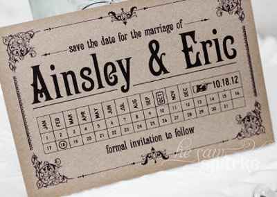 POSTCARD SAVE THE DATES