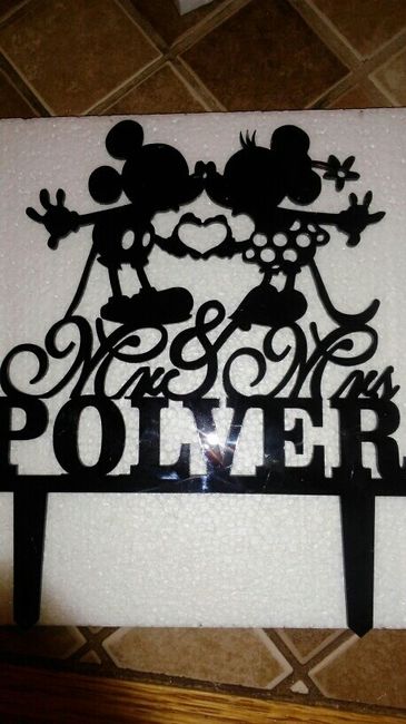 Cake topper