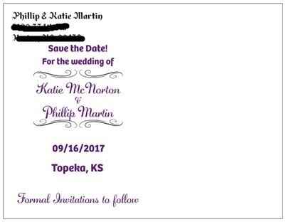 Show me your save the dates!!