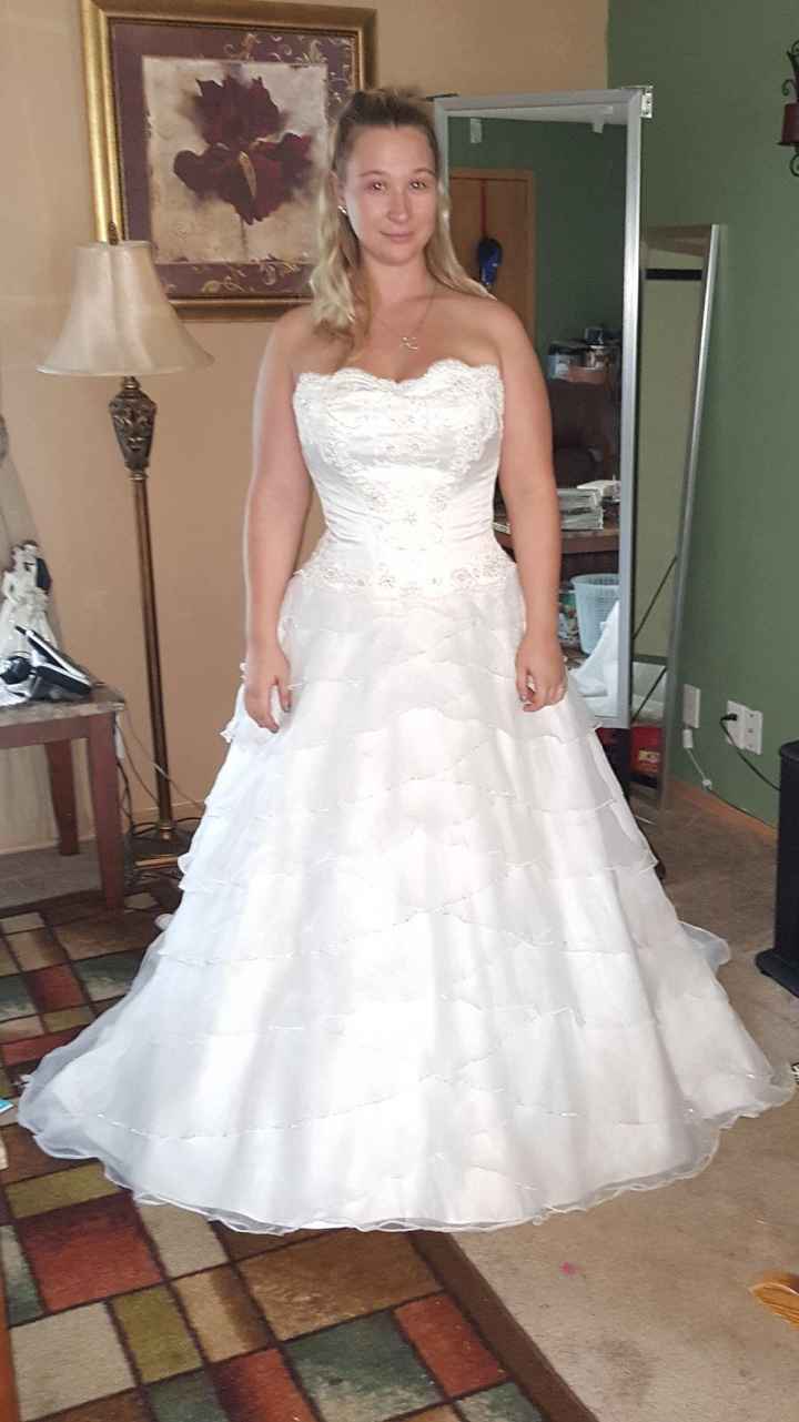 Picked up my dress today!!