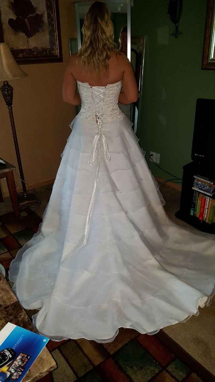 Picked up my dress today!!