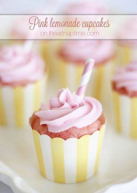Decorating cupcakes with straws and butterflies?