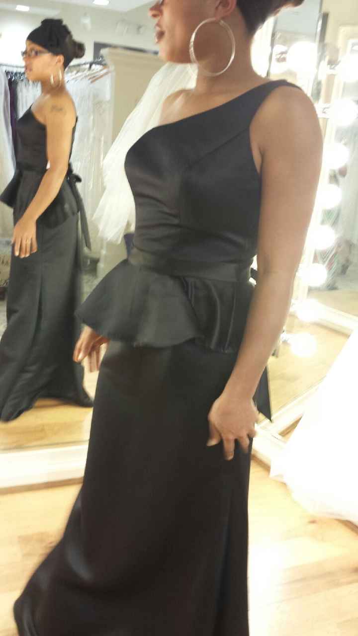 My BM'S and MOH said yes to the dress (pics included)