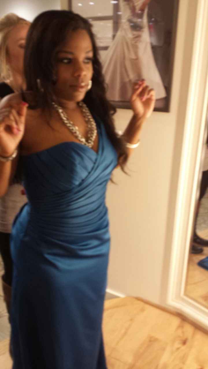 My BM'S and MOH said yes to the dress (pics included)