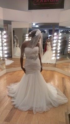 Show me you in your dress versus the model!