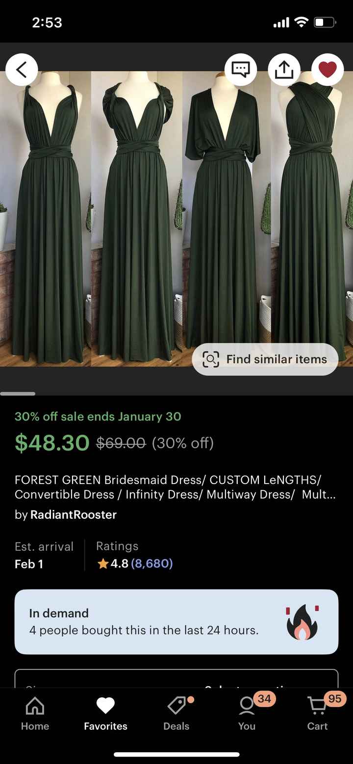 Best bridesmaid dress websites? - 1