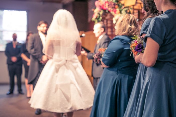 at the alter