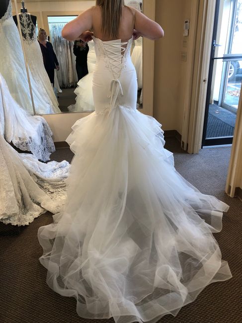 Mermaid/trumpet wedding gowns! 14